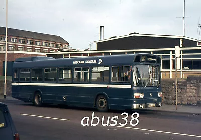 6'x4' Original Bus Colour Photograph Of Midland General 417 At Mansfield • £2.50