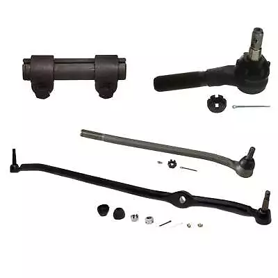 4 Pc Steering Kit Ford F100 F150 F250 73-79 RWD Center Link Tie Rod Ends Sleeve • $130.74