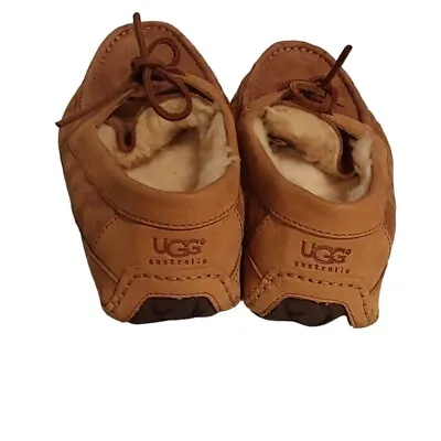 Ugg Men's Chestnut Byron Shearling Sleeper Shoes Size 8 Usa • $98
