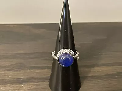 Bomb Party Starlit Skies Genuine Lapis Quartz Ring Size 7 RBP3352 • $5