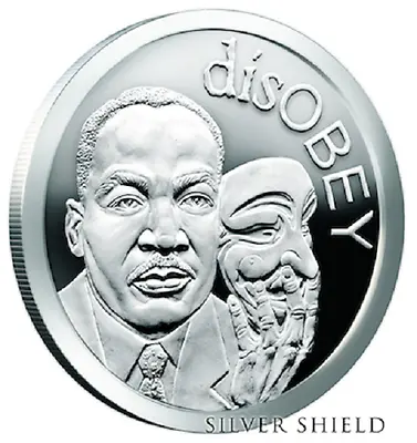 2017 Martin Luther King Jr. Proof - #4 In Series - Silver Shield - 640 Minted  • $89.95