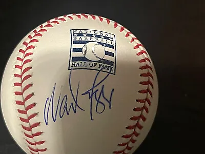 Wade Boggs Autographed Hall Of Fame Hof Logo Baseball Red Sox Wit620387 • $59.99