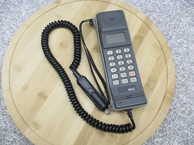 $42.74 • Buy Vintage 90s NEC Cellular Phone Car Phone Portable Analog TR5E800-9A Turns ON