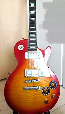Epiphone Les Paul Standard Pro Cherry Sunburst 2014 Used Guitar F/S From Japan • $630