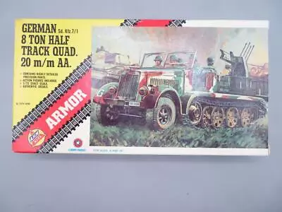 Model Kit 1/72 Unbuilt / Open New German 8 Ton Half Track Quad By AHM • $8.96