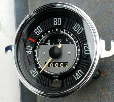 Tacho VW Beetle Fuel Gauge Year 67/68 With 4 Pilot Lights Refurbished Like New • $311.44