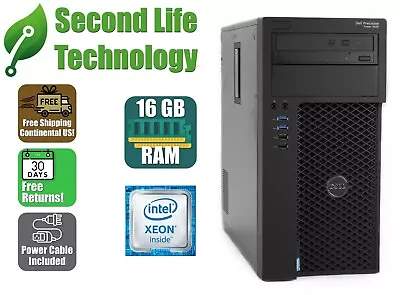 $199.99 • Buy Dell Precision 3620 MT Xeon E3-1245 V5 16GB RAM 128GB SSD & 2TB HDD Win10Pro
