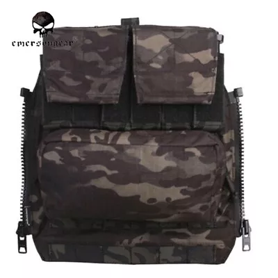 Emerson Back Pack By Zip Panel For AVS JPC2.0 CPC Tactical Vest Molle Pouch • $69.87