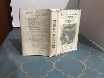 Observers Book Of British Birds 1946 + Copy D/j • £12.99