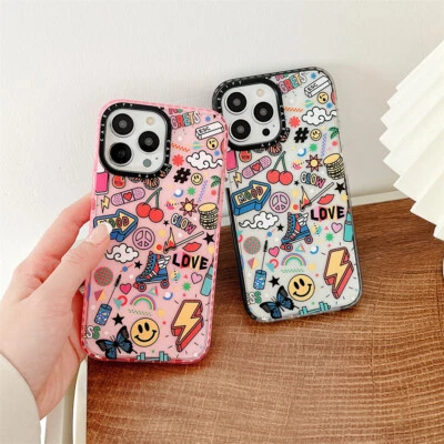$9.79 • Buy Cartoon Smiley Butterfly Gold Coin Phone Case For IPhone 14 Pro Max 11 12 13 XR