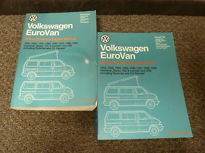 $443.26 • Buy 1998-2000 Volkswagen VW EuroVan Minivan Shop Service Repair Manual GLS MV 1999