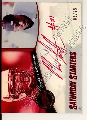 Marcus Lattimore Rookie Rc Draft Auto Autograph Carolina Gamecocks College #/25 • $16.99