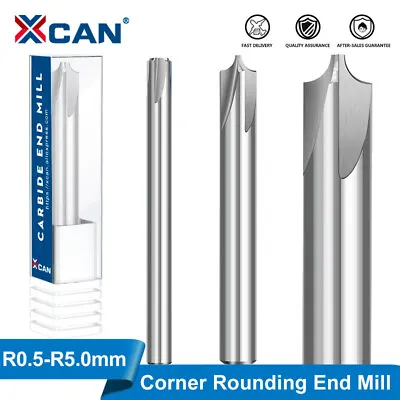 R0.5-R5.0 Radius Corner Rounding Cutter Round Over End Mill Carbide Router Bit • £19.43