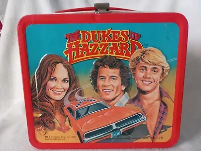 Vintage 1980 The Dukes Of Hazzard Metal Lunch Box Without Thermos • $65