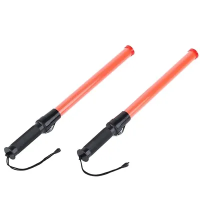 2Pack 21Inch  Traffic Safety Led Light Traffic Wands For Parking Guides V6L7 • $16.99