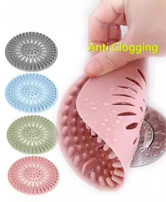 1x Hair Trap Filter Mesh For Bath Plug Hole Waste Catcher Kitchen Hair Catcher • £2.86