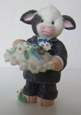 Mary's Moo Moos  Ring Bearer  Figurine Wedding 1995 • $9.99