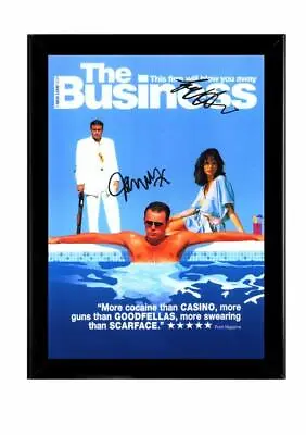 THE BUSINESS SIGNED & FRAMED PHOTO POSTER 12  X 8  A4 Danny Dyer & Tamer Hassan • £20.99