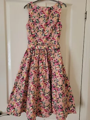 Pink Vintage Lindy Bop Dress Size 10 • £15