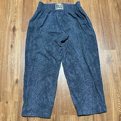 Vintage Everlast Pants Mens XL Gray Boxing MC Hammer Parachute 90s *FLAWS • $24.94