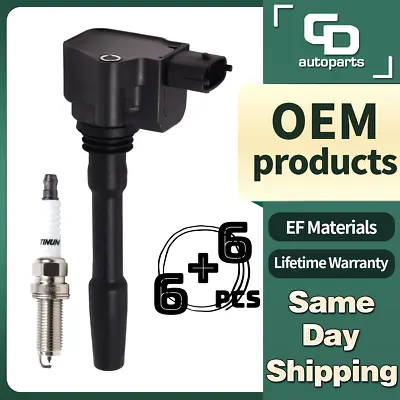 288233 Ignition Coil + Spark Plug For 3.0L Maserati Ghibli Quattroporte 2014-20 • $198.88