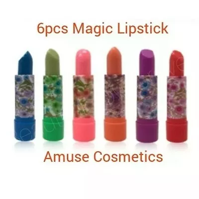 6pcs Amuse Mood Color Changing Magic Lipstick With Aloe Vera Lip Stick • $8.99