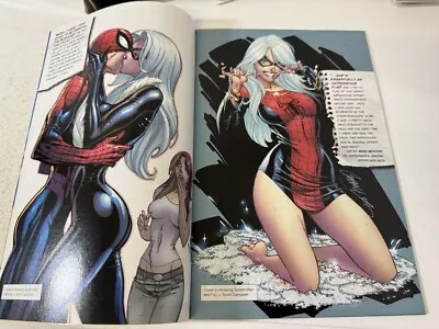 AMAZING SPIDER-MAN SKETCHBOOK 2009 NM Promo J SCOTT CAMPBELL PAGES 606 607 • $3.65