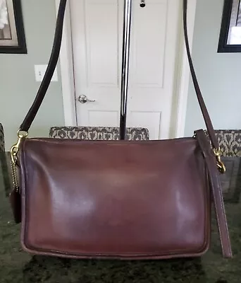 Vintage Coach Basic Bag Style 9455 80’s/early 90’s Convertible Brown Leather Bag • $129.99