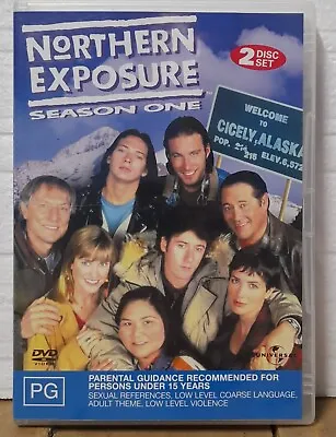 Northern Exposure : Season 1 (DVD 1990) Rated PG PAL Region 4 VG Condition  • $10.60