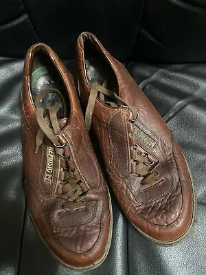 MEPHISTO Match Runoff Air-Jet Mens Brown Leather Walking Comfort Shoes Sz 9 EXC! • $70.50