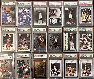 X18 Michael Jordan PSA Graded Lot Inserts Slabs Ionix Metal Universe UNC • $105.50