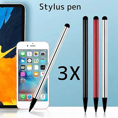 3 Stylus Pen For Touch Screen Tablet Mobile Apple Samsung IPhone IPad Capacitive • £2.86