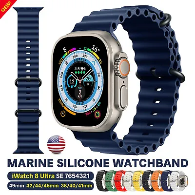 $7.55 • Buy Ocean Band Strap For Apple Watch Ultra IWatch Series 8 7 6 5 SE 40/44/41/45/49mm