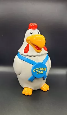 Vintage 1994 Crowing Rooster Cookie Jar  (Crows When Opened) • $24