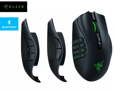 Razer Naga Pro Wireless Bluetooth Gaming Mouse Sleek Ultra Smooth - Black  • $296.57