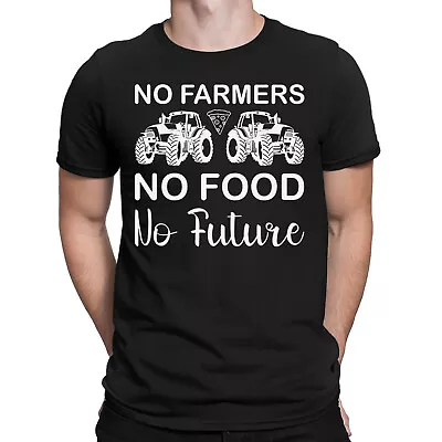 No Farmers No Future Crops Farming Agriculture Gift Mens Womens T-Shirts #DJV • £9.99