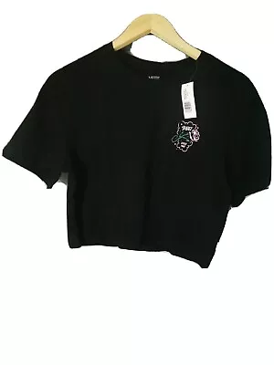 £14.99 • Buy Vans Womens Large Crop Top Petals / Rose Design - BNWT 