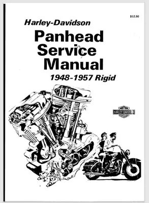 1948 - 1957 Harley Davidson Panhead Service Manual 225 Pages • $27.50