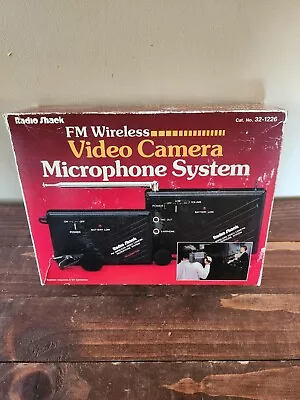 Vintage FM Wireless Video Camera Microphone System *RADIO SHACK *working IOB • $12.50