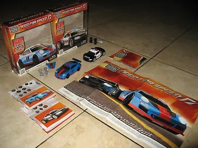 Mega Bloks 95709 Porsche GT3 RS + 95713 Audi R8 Need For Speed NFS Car Build Toy • $50