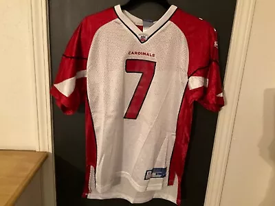 M4 Reebok Players Inc. NFL Matt Leinart #7 Red AZ Cardinals V-Neck Jersey YouthL • $19