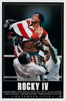 Rocky IV Movie Poster Photo Print Wall Art 8x10 11x17 16x20 22x28 24x36 27x40 • $9.99