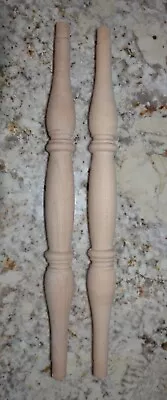 Wooden Chair Spindles - Two (2) 16  Unfinished • $5