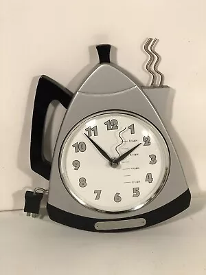 Country Breeze Quartz Retro Style Coffee Pot Wall Clock Display • $68.55