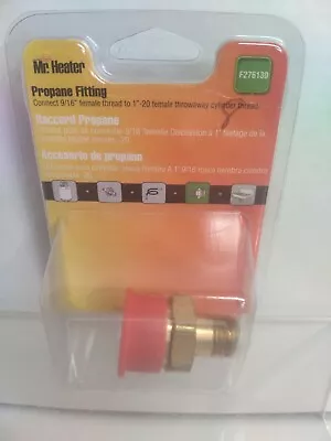 Mr. Heater 9/16 In.   D Brass Cylinder Adapter • $20