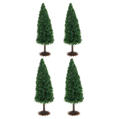 20pcs Model Tree Artificial Layout Diorama Miniature Landscape With Stand Base • £9.56