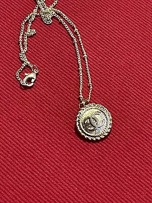 Chanel Vintage CC Button Necklace Upcycled • $70