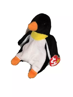 Ty Beanie Baby Waddle 1995 7” Stuffed Animal Penguin • $9.87