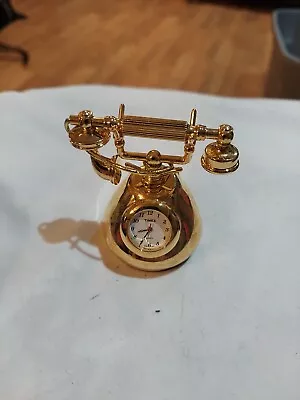 Vintage Timex Telephone Novelty Clock - Collectible • $25