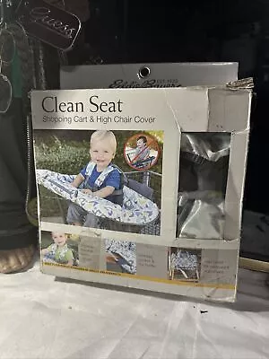 Eddie Bauer Baby Clean Seat Shopping Cart & High Chair Cover Owl Pattern • $30